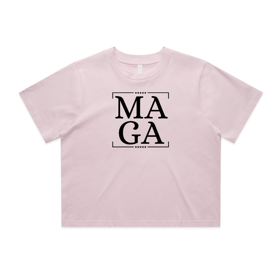 MAGA Logo Crop Tee