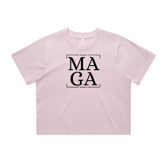 MAGA Logo Crop Tee