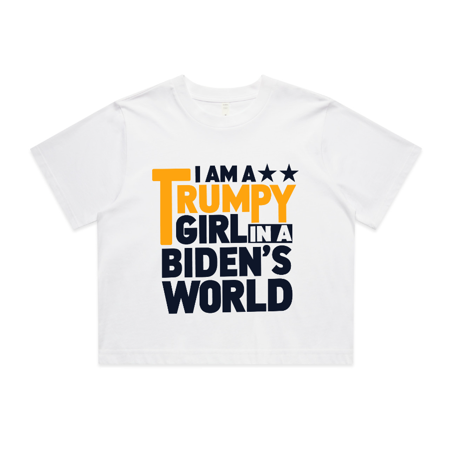 Trumpy Girl Crop Tee