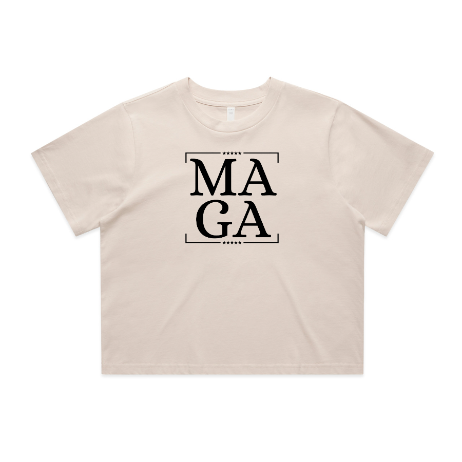 MAGA Logo Crop Tee