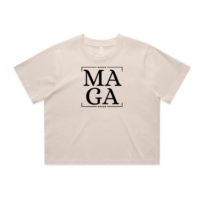 MAGA Logo Crop Tee