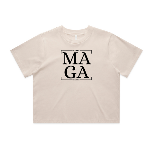 MAGA Logo Crop Tee