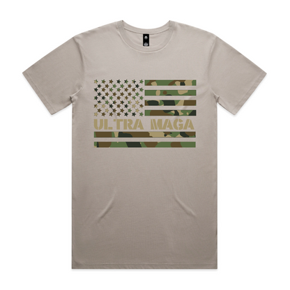 Ultra Maga Camo Flag T-Shirt
