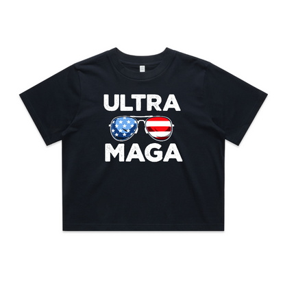 Ultra Maga Sunglasses Crop Tee
