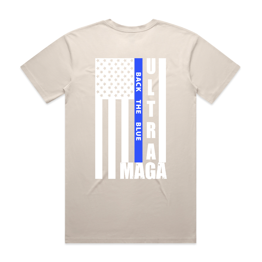 Ultra Maga Back The Blue T-Shirt