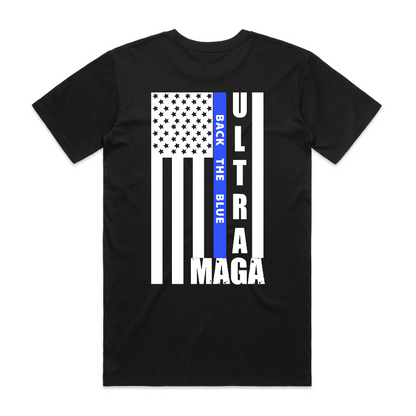 Ultra Maga Back The Blue T-Shirt