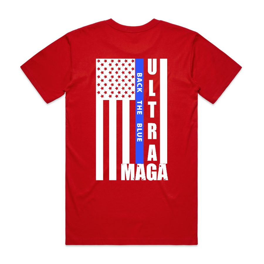 Ultra Maga Back The Blue T-Shirt