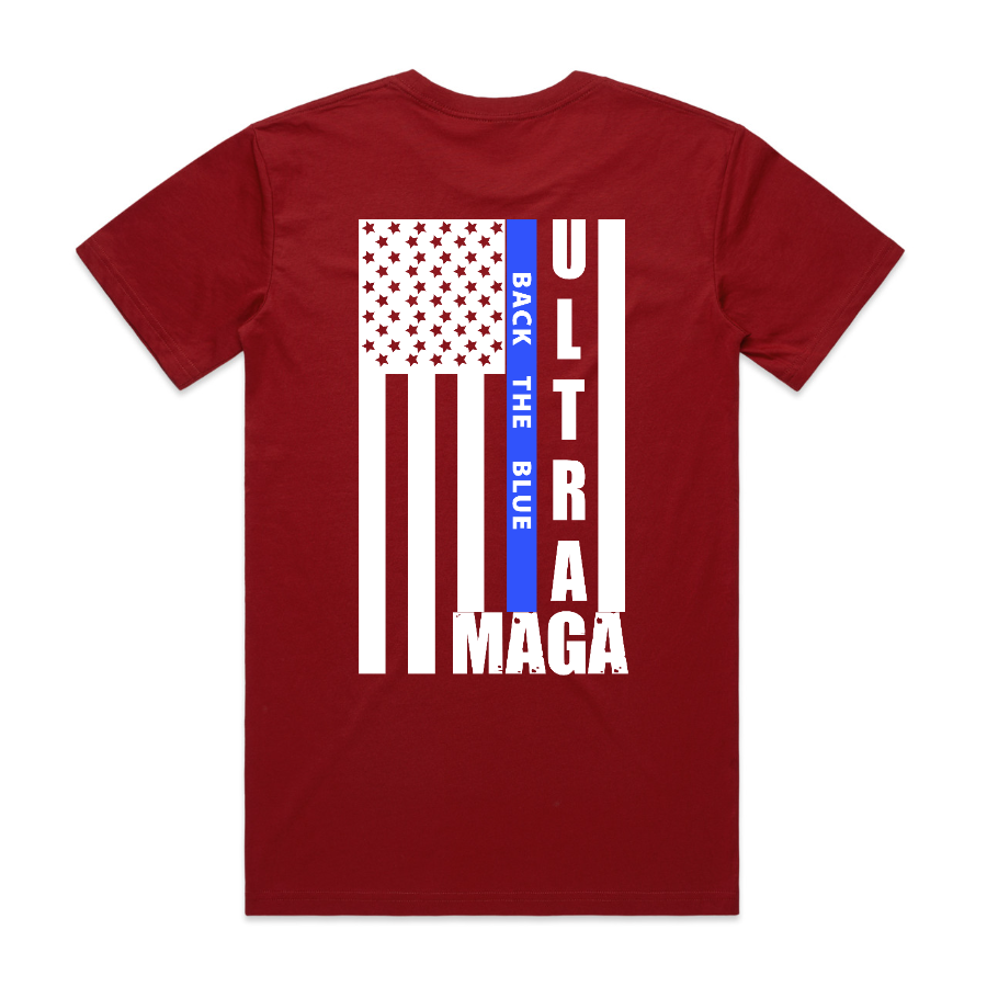 Ultra Maga Back The Blue T-Shirt