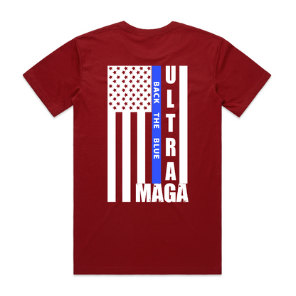 Ultra Maga Back The Blue T-Shirt