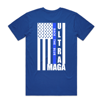 Ultra Maga Back The Blue T-Shirt