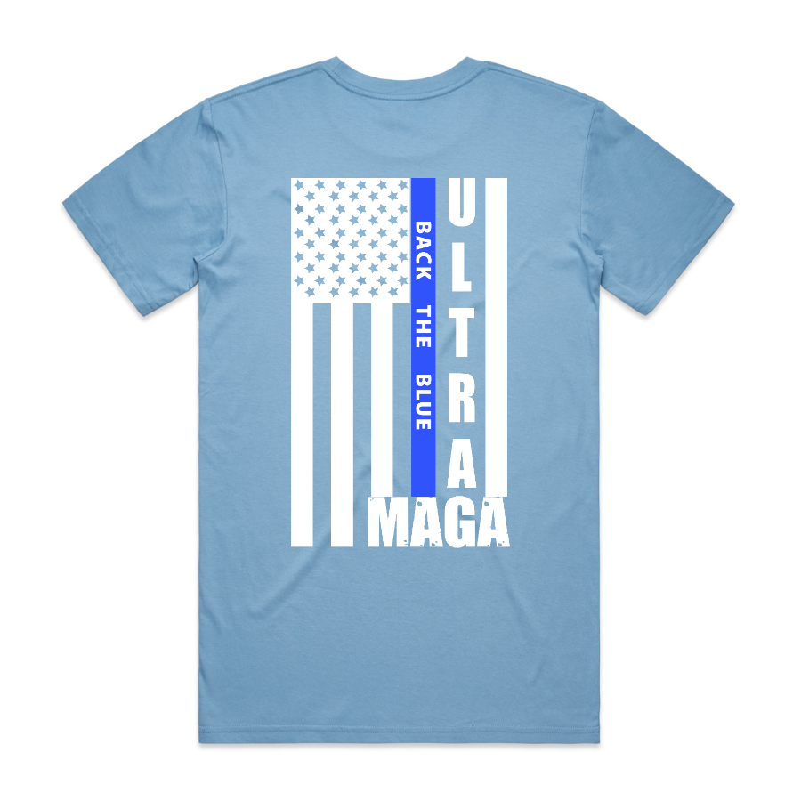 Ultra Maga Back The Blue T-Shirt