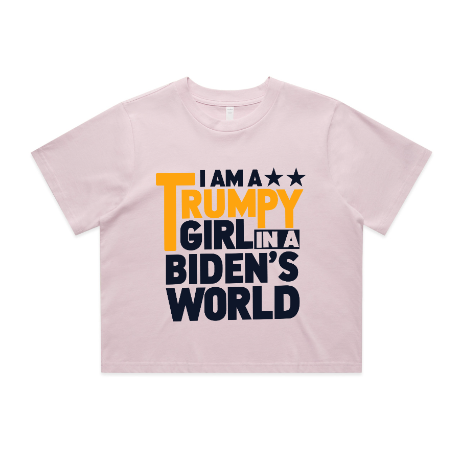 Trumpy Girl Crop Tee
