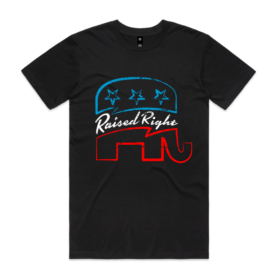 Raised Right Elephant T-Shirt