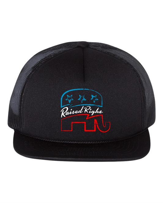 Raised Right Elephant Foamie Trucker