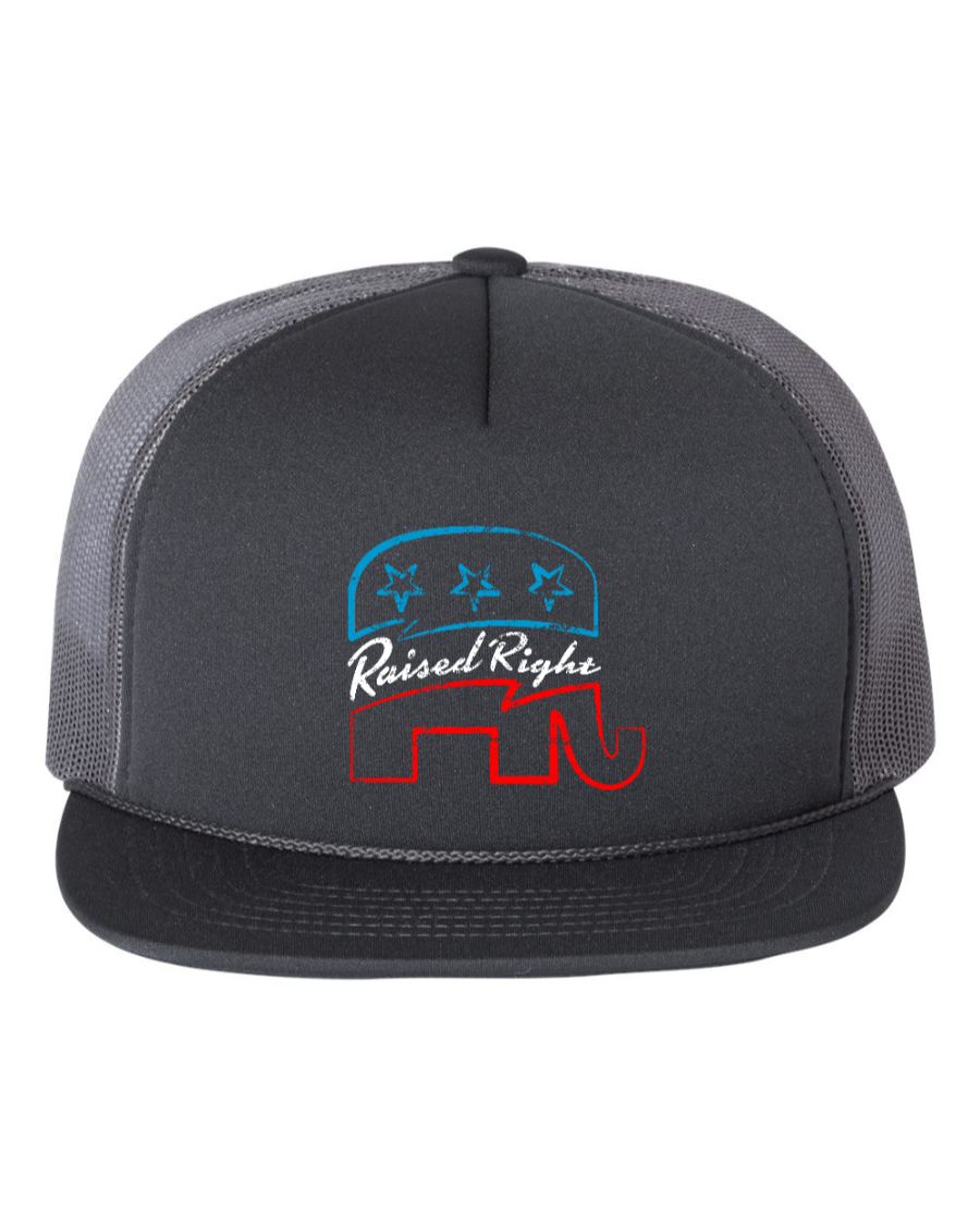 Raised Right Elephant Foamie Trucker