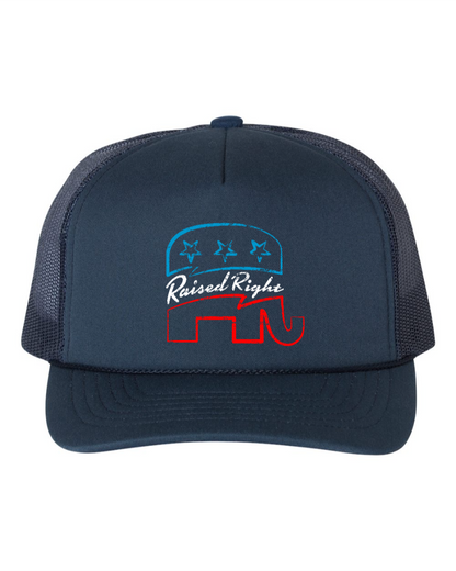 Raised Right Elephant Foamie Trucker